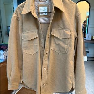 Abercrombie & Fitch Beige Outerwear